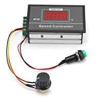 Zerone DC 6-60V 12V 24V 36V 48V 30A PWM DC Interruptor De Parada De Arranque Del Controlador De Velocidad Del Motor